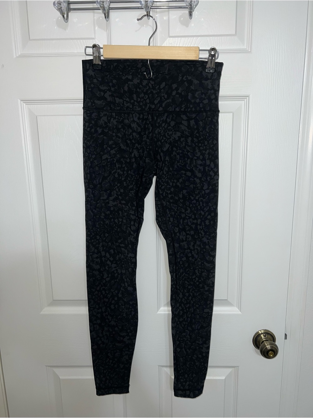 lululemon athletica Black Subtle Animal Print High-Rise Leggings